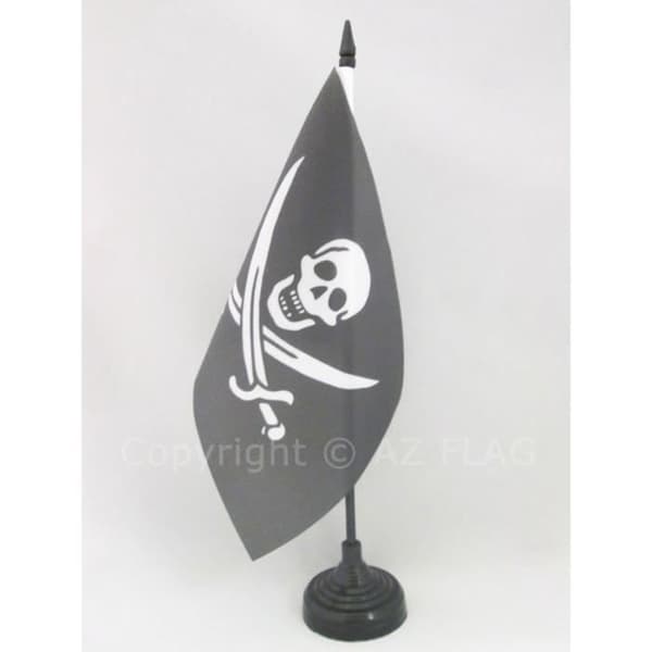 Bordduk - AZ FLAG - Pirate Jack Rackham - 21x14cm - Polyester - Inomhus