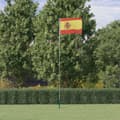 Miniatyrbild 1 av 2: Spaniens flagga och flaggstång 5,55 m aluminium