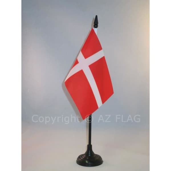 Danmarks bordsflagga 15x10cm - dansk hög ...