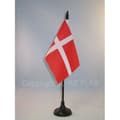 Miniatyrbild 1 av 3: Danmarks bordsflagga 15x10cm - dansk hög ...