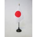 Miniatyrbild 1 av 2: Japan bordsflagga 15x10cm - Japansk guldspets