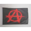 Miniatyrbild 1 av 3: Nautisk flagga Anarchy Black and Red 45x30cm - anarkisk - Marin flagga