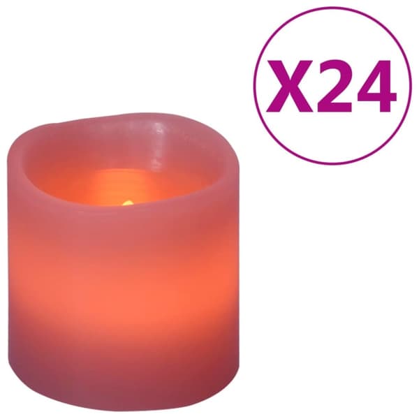 vidaXL Elektriske LED-lys 24 stk varmhvit