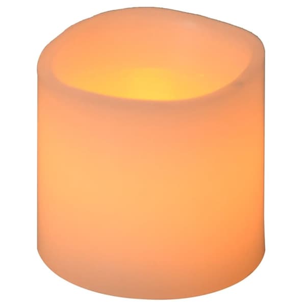vidaXL LED-sähkökynttilät 24 kpl lämmin valkoinen