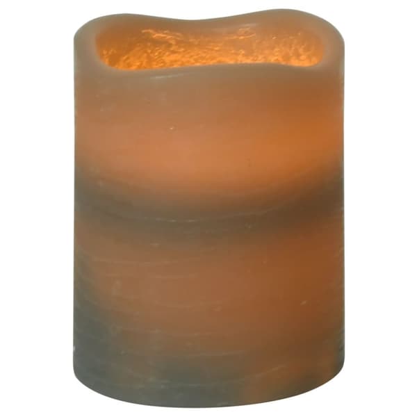 vidaXL Flammefrie LED-stearinlys 24 stk med fjernkontroll varmhvit