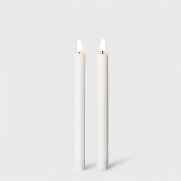 Sia LED ladattava kruunukynttilä valkoinen 22 cm 2 kpl