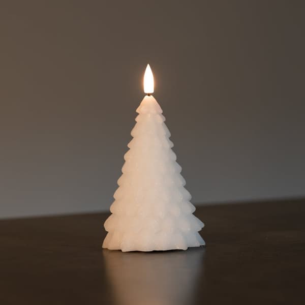 Luna LED joulukuusi kynttilä valkoinen Ø8.5 X 13cm 1kpl