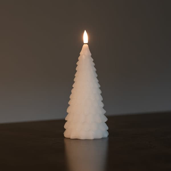 Luna LED joulukuusi kynttilä valkoinen Ø8.5 X 17cm 1kpl