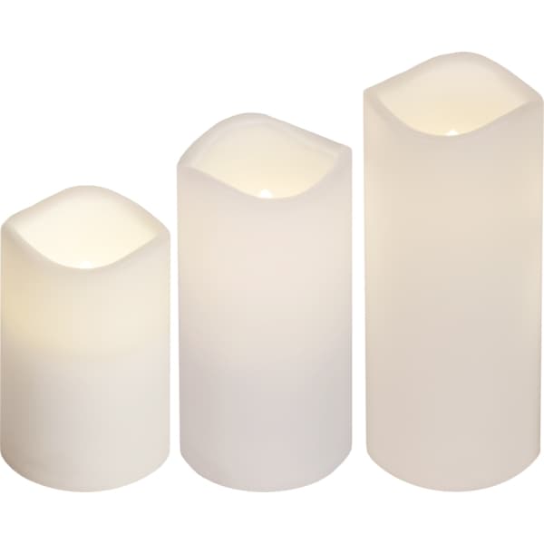 Blockljus Paul 3-pack Inne/Ute LED