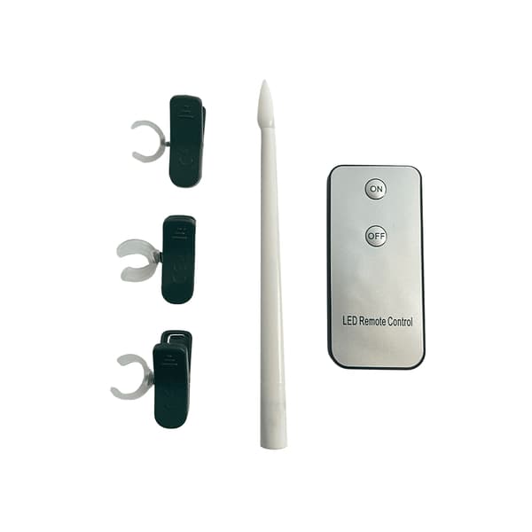 LED-julgransljus 20 st. Trådlöst inkl. Fjärrkontroll & Klämmor - passar de flesta Georg Jensen ljushållare mm.