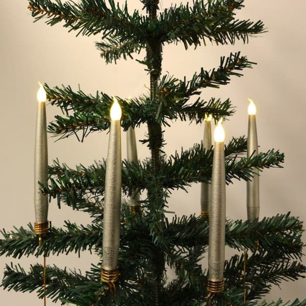 LED-julgransljus 20 st. Trådlöst inkl. Fjärrkontroll & Klämmor - passar de flesta Georg Jensen ljushållare mm.