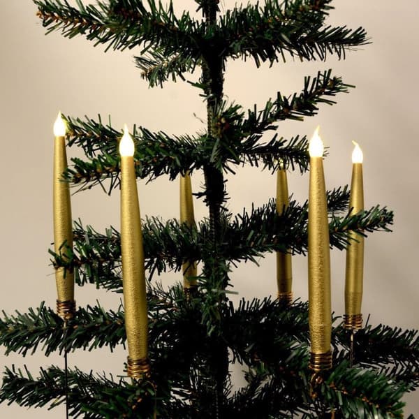 LED-julgransljus 20 st. Trådlöst inkl. Fjärrkontroll & Klämmor - passar de flesta Georg Jensen ljushållare mm.