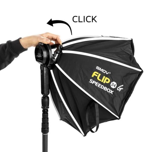 Octagonal SMDV Speedbox Flip-24G Softbox med S-adapter