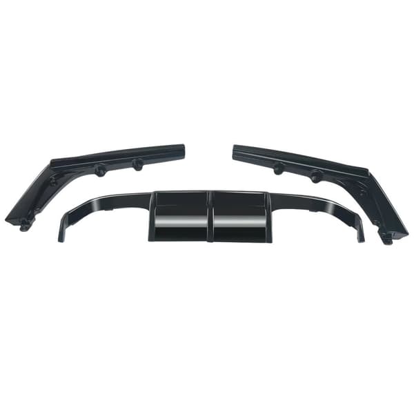 Bagdiffuserlip, PSM-stil, glans sort finish,glansende sort