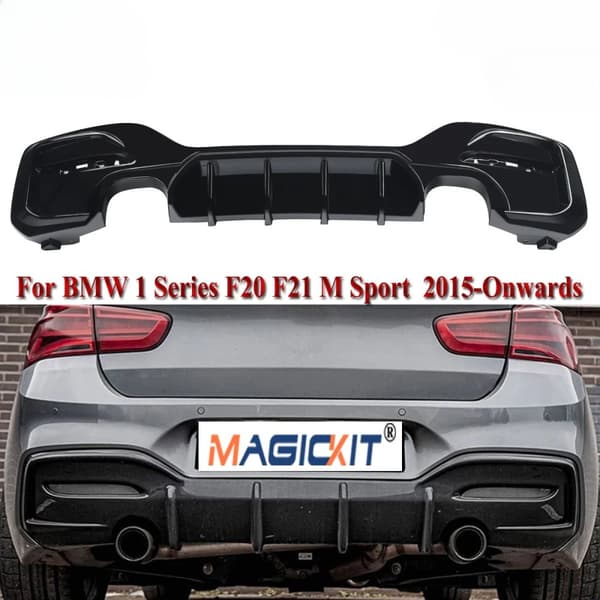 Bakre stötfångarlist, passar BMW 1-serie F20 F21, M Sport, 2015-2017,En stil