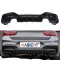 Miniatyrbild 1 av 2: Bakre stötfångarlist, passar BMW 1-serie F20 F21, M Sport, 2015-2017,En stil