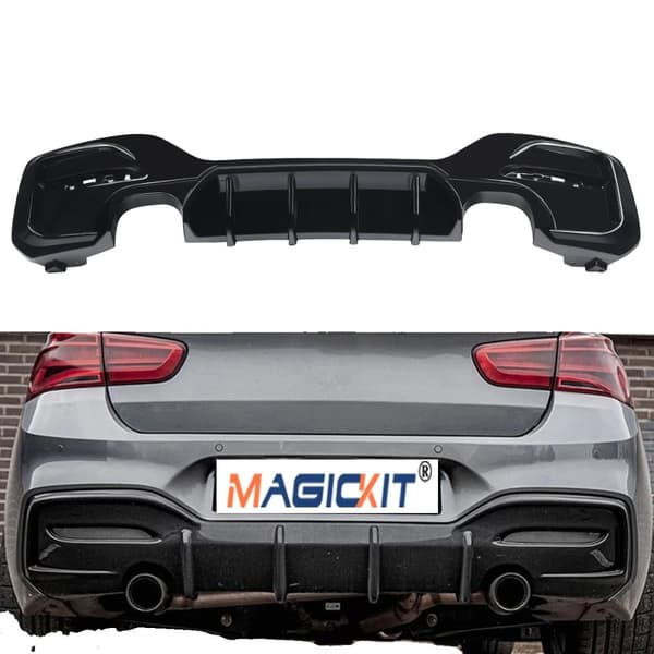 Bageste kofangerlip, passer til BMW 1 Serie F20 F21, M Sport, 2015-2017,En stil