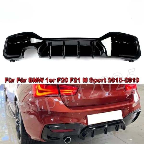 Bageste kofangerlip, passer til BMW 1 Serie F20 F21, M Sport, 2015-2017,C stil
