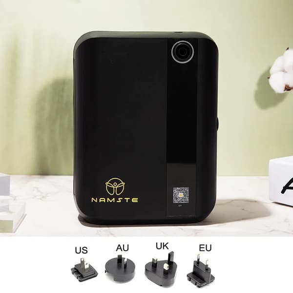 Aroma Diffuser, 500ML Kapacitet, Bluetooth Kontrol, Stille Drift,Sort, EU