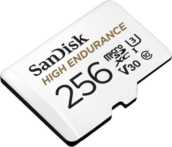 SanDisk High Endurance 256 GB MicroSDXC UHS-I Klass 10