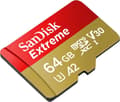 Miniatyrbild 2 av 5: SanDisk Extreme 64 GB MicroSDXC UHS-I klass 10