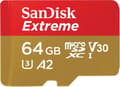 Miniatyrbild 1 av 5: SanDisk Extreme 64 GB MicroSDXC UHS-I klass 10