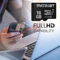 Miniatyrbillede 3 af 6: Patriot Memory PSF16GMDC10 hukommelseskort 16 GB MicroSDHC UHS-I Klasse 10