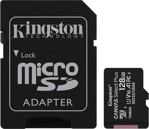 Kingston Technology Canvas Select Plus 128 GB MicroSDXC UHS-I Klasse 10
