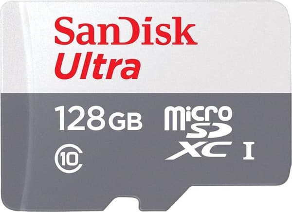 SanDisk Ultra-minneskort 128 GB MicroSDXC Class 10 (SDSQUNR-128G-GN3MN)