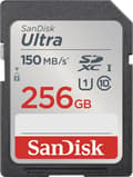 Miniatyrbild 1 av 2: SANDISK ULTRA 256GB SDXC-minneskort 150 MB/s