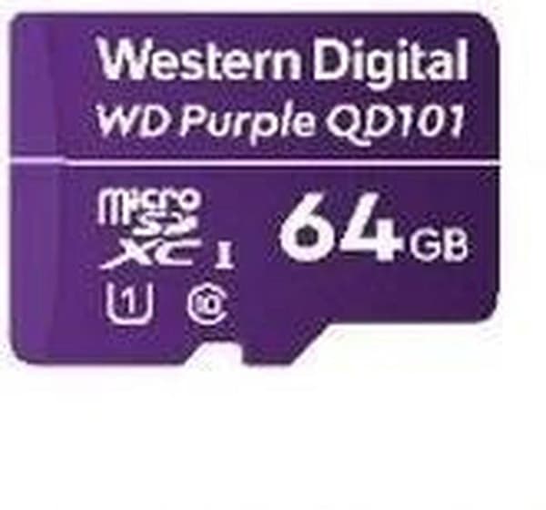 Western Digital WD Purple SC QD101 hukommelseskort 64 GB MicroSDXC Klasse 10