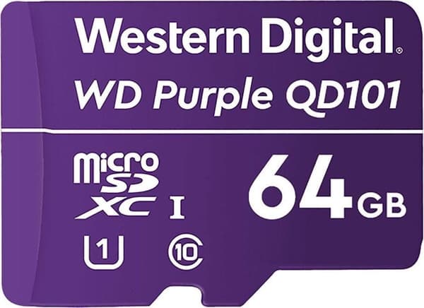 Western Digital WD Purple SC QD101 hukommelseskort 64 GB MicroSDXC Klasse 10