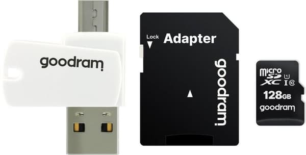 Goodram M1A4-1280R12 minneskort 128 GB MicroSDHC Class 10 UHS-I