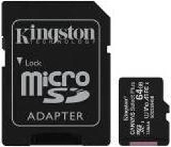 Kingston Technology Canvas Select Plus 64 Gt MicroSDXC UHS-I Class 10