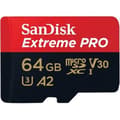 Miniatyrbild 1 av 4: Sandisk MicroSDXC Extreme PRO 64GB 200/90 Mb/s - A2 - V30