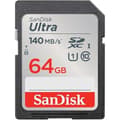 Miniatyrbillede 1 af 3: Sandisk SDXC Ultra 64GB 140mb/s C10 UHS-I
