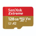 Miniatyrbillede 1 af 4: Sandisk MicroSDXC Extreme 128GB 190/90 Mb/s - A2 - V30 - S