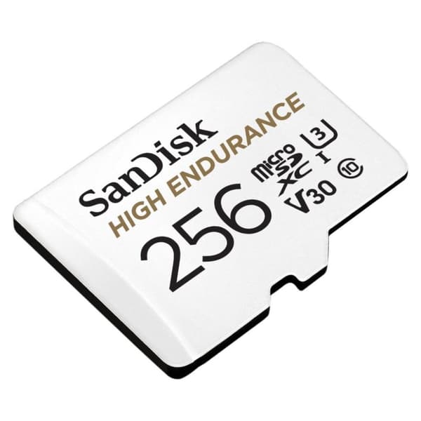 Sandisk MicroSDHC Dash Cam & Home Monitoring 256GB Inkl SD-adapter
