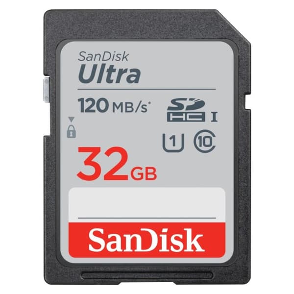 Sandisk SDHC Ultra 32GB (Klass 10/UHS-I/120MB/s)