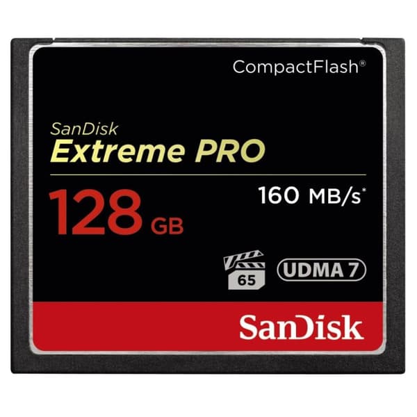 Sandisk CF Extreme Pro 128GB 160MB/sek.