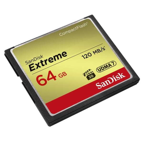 Sandisk CF Extreme 64GB 120MB/s Läs 85MB/s Skriv