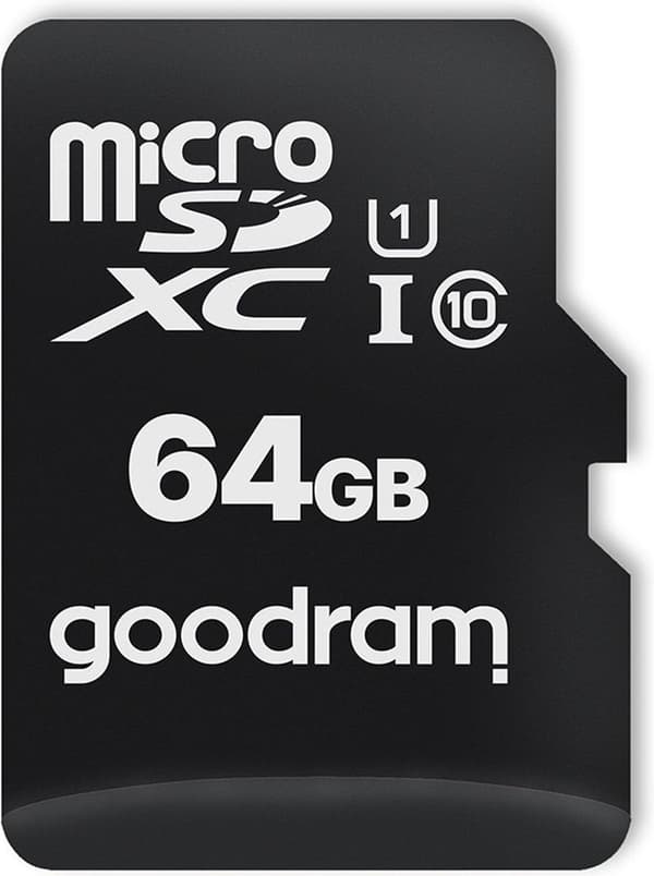 Goodram Alt i én M1A4-0640R12 hukommelseskort 64 GB MicroSDXC Class 10 UHS-I + Kortlæseren