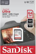 Miniatyrbillede 3 af 4: SanDisk Ultra 64 GB SDXC UHS-I Klasse 10