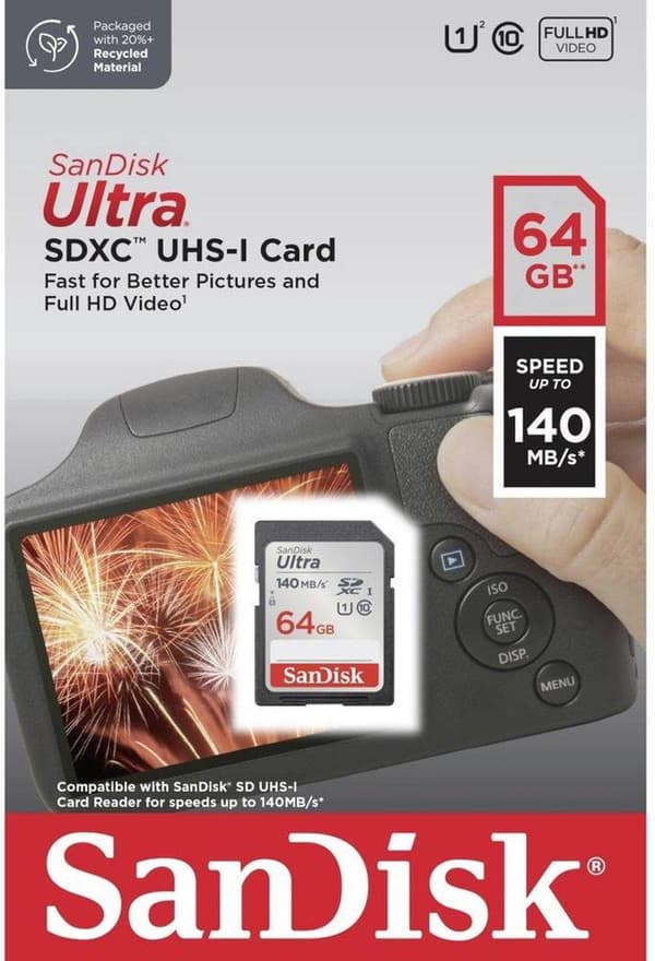 SanDisk Ultra 64 GB SDXC UHS-I Klasse 10