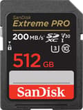 Miniatyrbillede 1 af 3: SanDisk Extreme PRO 512 GB SDXC Klasse 10