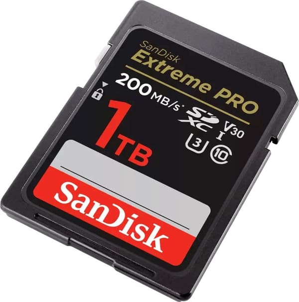 SanDisk Extreme PRO 1000 GB SDXC UHS-I klass 10
