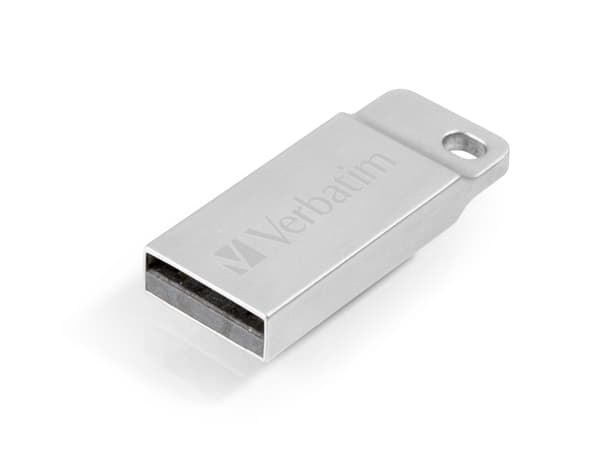 MEMORIE USB VERBATIM METAL EXECUTIVE 16GB USB 2.0 ARGINTIU "98748" (TIMBRU VERDE 0.03 LEI) Sølv