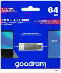 Goodram 64GB ODA3 USB 3.2 Flash Memory Sølv