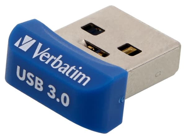 MEMORIE USB VERBATIM NANO StoreNStay, USB 3.0, 16GB "98709" (TIMBRU VERDE 0.03 LEI) Blå