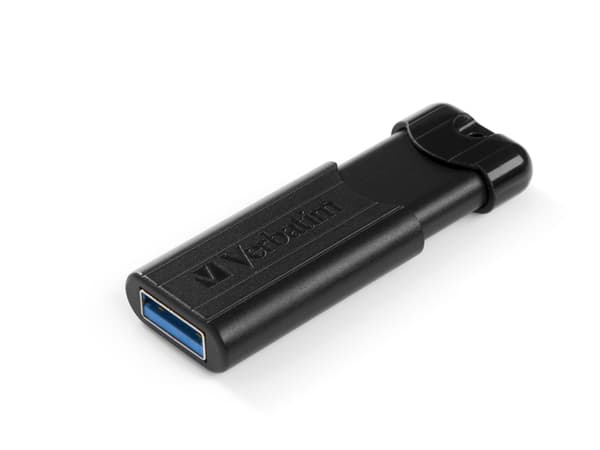 MEMORIE USB VERBATIM PINSTRIPE 32GB USB 3.0 NEGRU "49317" (TIMBRU VERDE 0.03 LEI)